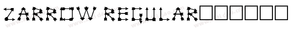 Zarrow Regular字体转换